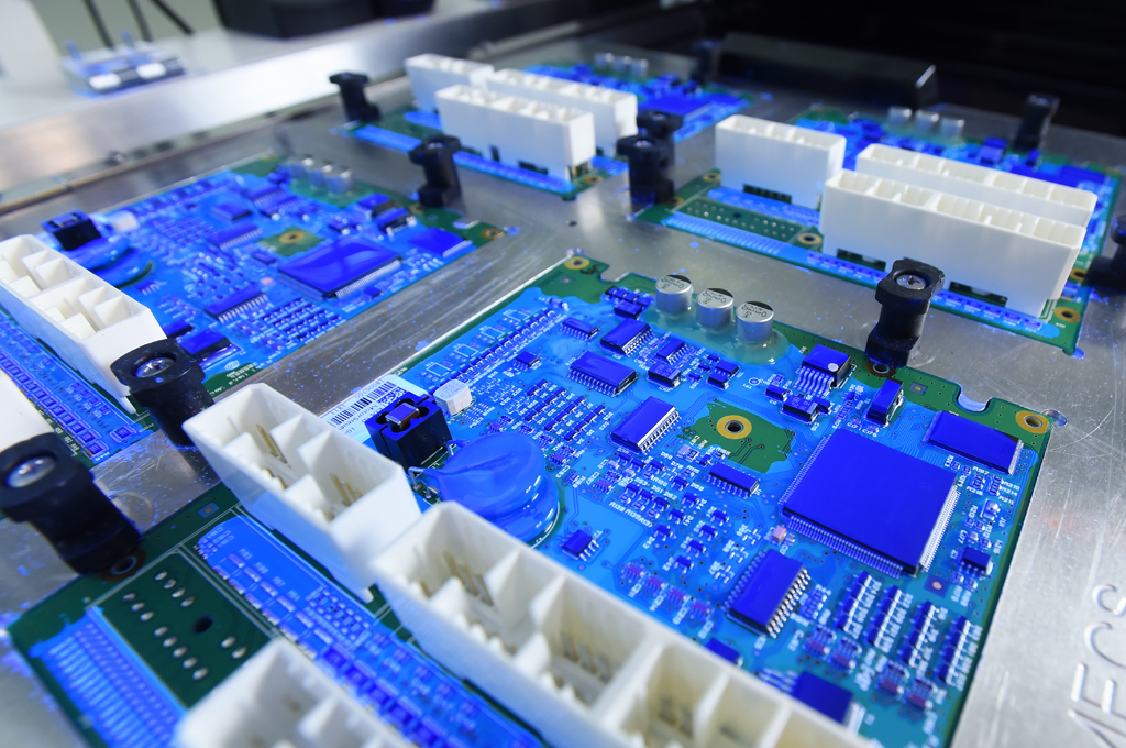 Conformal coating placement